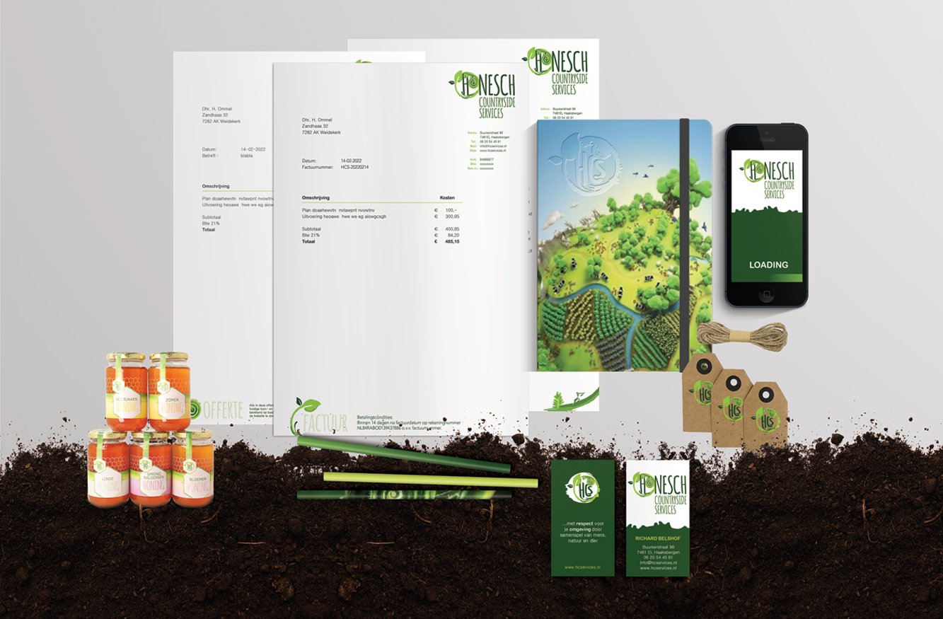 Huisstijl Honesch Countryside Services